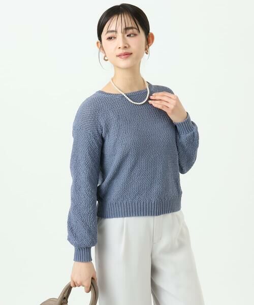 Maison de CINQ / メゾン ドゥ サンク ニット・セーター | 【小さいサイズ】鹿の子編みニット/洗える | 詳細4