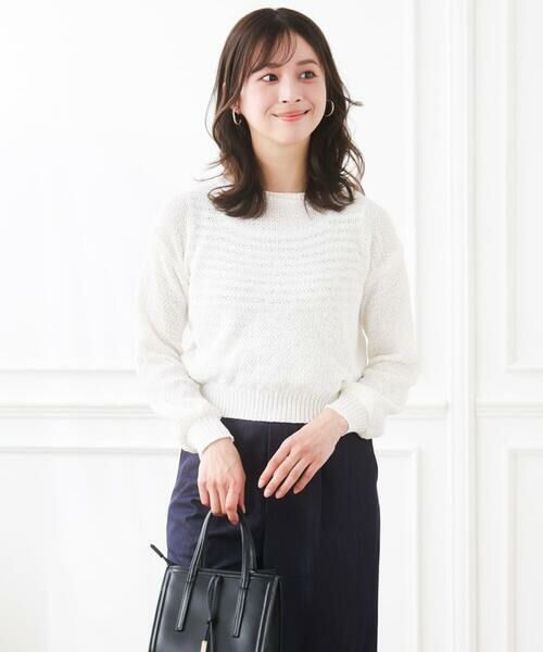 Maison de CINQ / メゾン ドゥ サンク ニット・セーター | 【小さいサイズ】鹿の子編みニット/洗える | 詳細5