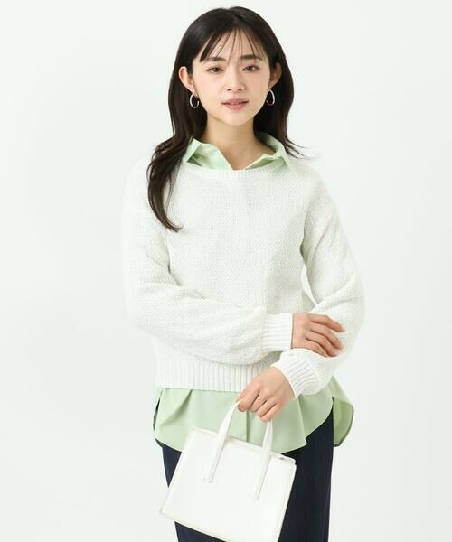 Maison de CINQ / メゾン ドゥ サンク ニット・セーター | 【小さいサイズ】鹿の子編みニット/洗える | 詳細8