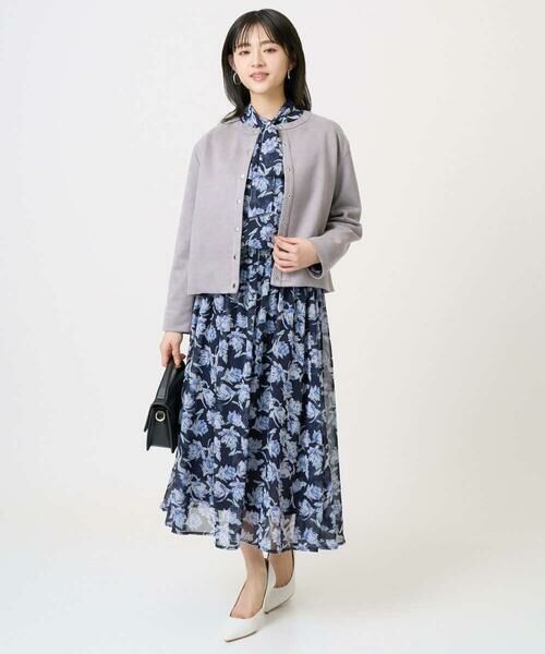 Maison de CINQ / メゾン ドゥ サンク ロング・マキシ丈スカート | 【小さいサイズ】花柄シフォンスカート/丈の長さが選べる/洗濯機で洗える/セットアップ対応 | 詳細27