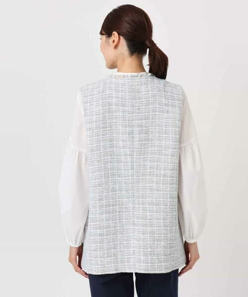 Maison de CINQ / メゾン ドゥ サンク ベスト | 【小さいサイズ】ツイードジレ/洗える | 詳細17