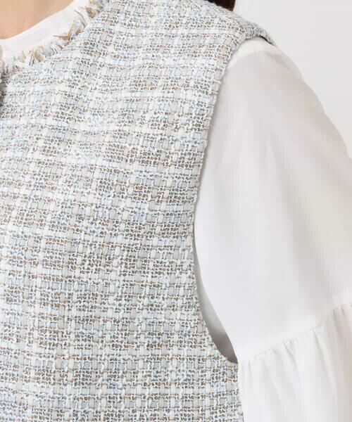 Maison de CINQ / メゾン ドゥ サンク ベスト | 【小さいサイズ】ツイードジレ/洗える | 詳細19