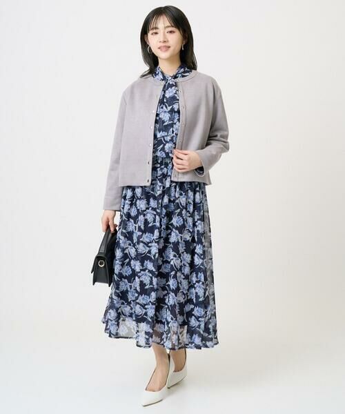 Maison de CINQ / メゾン ドゥ サンク その他アウター | 【小さいサイズ】フェイクスウェード ドット釦ジャケット/洗える | 詳細22