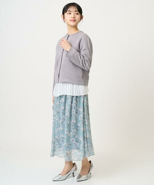 Maison de CINQ / メゾン ドゥ サンク その他アウター | 【小さいサイズ】フェイクスウェード ドット釦ジャケット/洗える | 詳細27