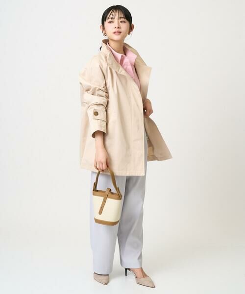 Maison de CINQ / メゾン ドゥ サンク その他アウター | 【小さいサイズ】テントライン ツイルコート/洗える | 詳細21