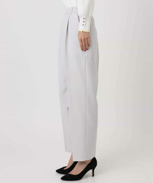 Maison de CINQ / メゾン ドゥ サンク チノ・ワークパンツ | 【小さいサイズ】ダブルクロス テーパードパンツ/セットアップ対応/防シワ/ストレッチ/洗える | 詳細24