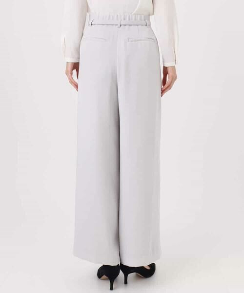 Maison de CINQ / メゾン ドゥ サンク チノ・ワークパンツ | 【小さいサイズ】共地ベルト付きワイドパンツ/撥水/防シワ/洗える | 詳細18