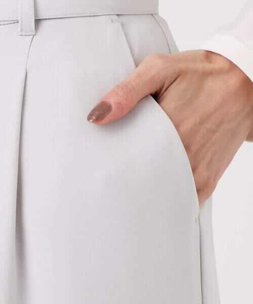 Maison de CINQ / メゾン ドゥ サンク チノ・ワークパンツ | 【小さいサイズ】共地ベルト付きワイドパンツ/撥水/防シワ/洗える | 詳細22