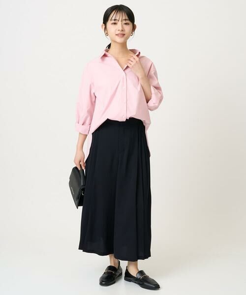 Maison de CINQ / メゾン ドゥ サンク その他パンツ | 【小さいサイズ】サイドプリーツガウチョパンツ/洗える | 詳細11