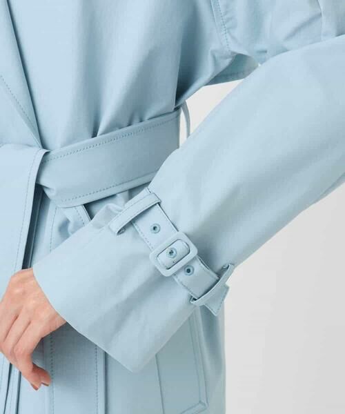 Maison de CINQ / メゾン ドゥ サンク トレンチコート | 【小さいサイズ】トレンチディティールロングコート/撥水/洗える | 詳細14