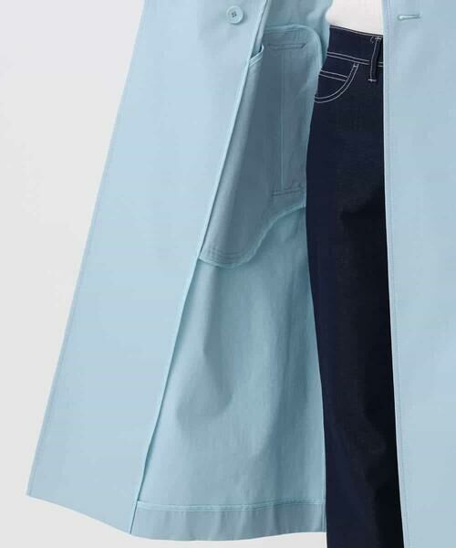 Maison de CINQ / メゾン ドゥ サンク トレンチコート | 【小さいサイズ】トレンチディティールロングコート/撥水/洗える | 詳細20