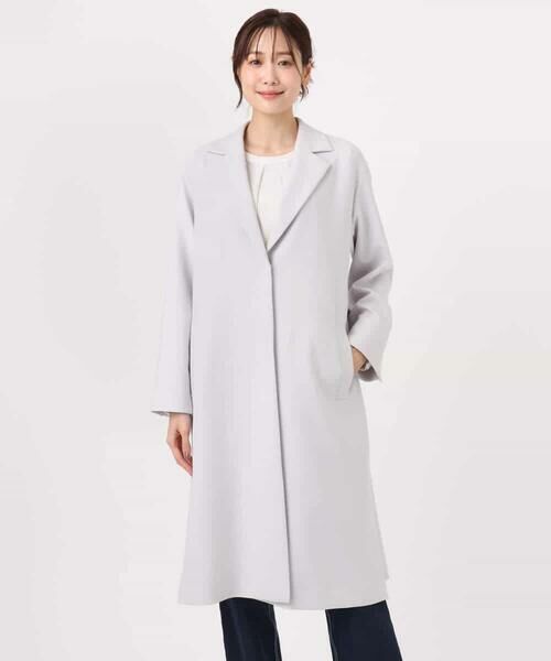 Maison de CINQ / メゾン ドゥ サンク その他アウター | 【小さいサイズ】ライトダブルクロスチェスターコート/洗える | 詳細8