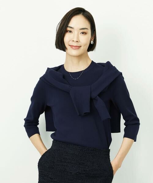 Maison de CINQ / メゾン ドゥ サンク ニット・セーター | [小さいサイズ][アンサンブル対応]コンパクトニットプルオーバー | 詳細11