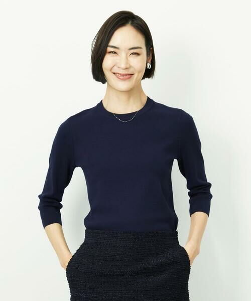 Maison de CINQ / メゾン ドゥ サンク ニット・セーター | [小さいサイズ][アンサンブル対応]コンパクトニットプルオーバー | 詳細14