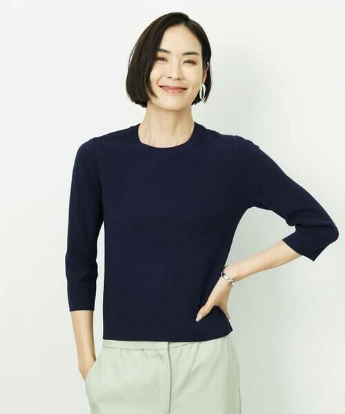 Maison de CINQ / メゾン ドゥ サンク ニット・セーター | [小さいサイズ][アンサンブル対応]コンパクトニットプルオーバー | 詳細16