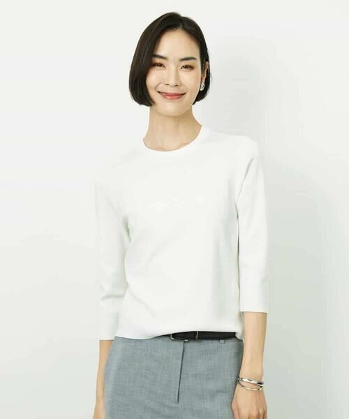 Maison de CINQ / メゾン ドゥ サンク ニット・セーター | [小さいサイズ][アンサンブル対応]コンパクトニットプルオーバー | 詳細22