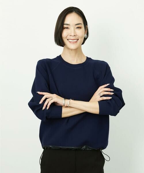 Maison de CINQ / メゾン ドゥ サンク ニット・セーター | [小さいサイズ]ドロストラグランニットプルオーバー | 詳細4