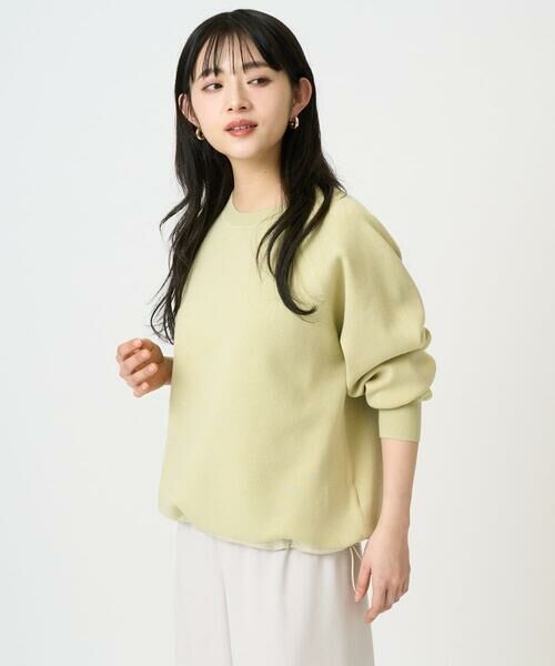 Maison de CINQ / メゾン ドゥ サンク ニット・セーター | [小さいサイズ]ドロストラグランニットプルオーバー | 詳細9