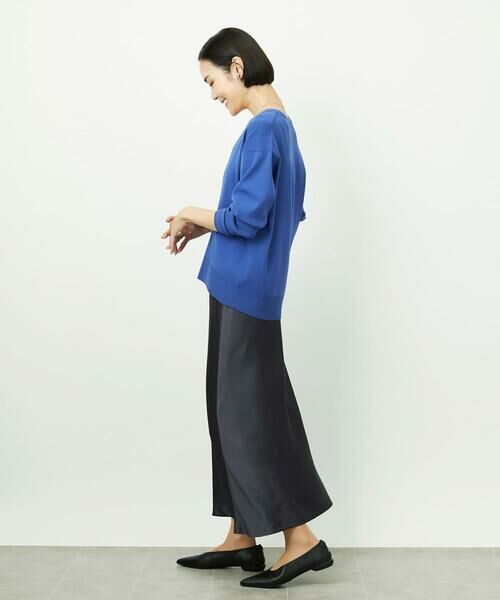 Maison de CINQ / メゾン ドゥ サンク ロング・マキシ丈スカート | [小さいサイズ][コージーボトム]ヴィンテージサテンスカート | 詳細26