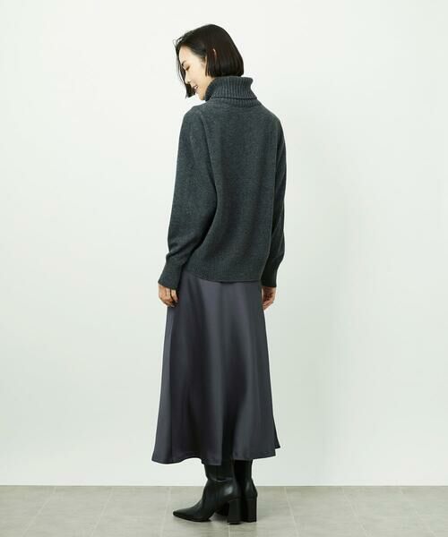 Maison de CINQ / メゾン ドゥ サンク ロング・マキシ丈スカート | [小さいサイズ][コージーボトム]ヴィンテージサテンスカート | 詳細30