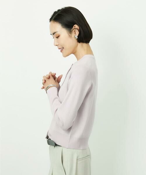 Maison de CINQ / メゾン ドゥ サンク カーディガン・ボレロ | [小さいサイズ][アンサンブル対応]コンパクトクルーネックカーディガン | 詳細10