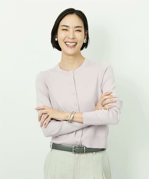 Maison de CINQ / メゾン ドゥ サンク カーディガン・ボレロ | [小さいサイズ][アンサンブル対応]コンパクトクルーネックカーディガン | 詳細9