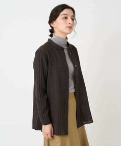 Maison de CINQ / メゾン ドゥ サンク シャツ・ブラウス | リファインガーゼストライプブラウス