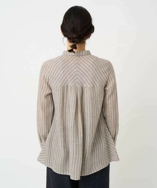 Maison de CINQ / メゾン ドゥ サンク シャツ・ブラウス | リファインガーゼストライプブラウス | 詳細4