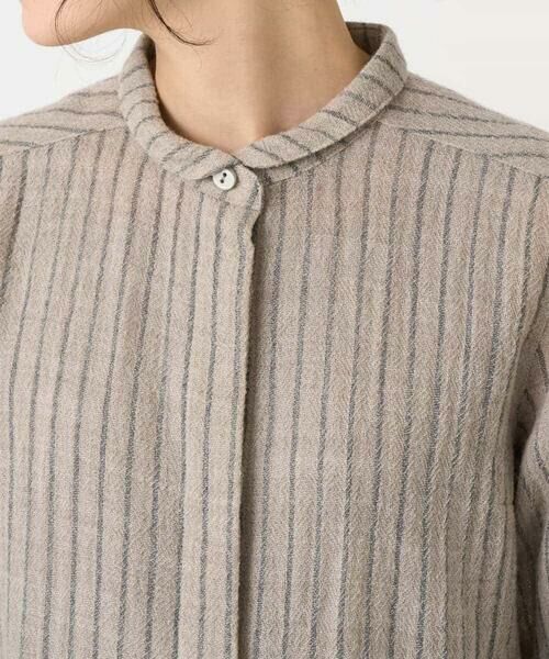 Maison de CINQ / メゾン ドゥ サンク シャツ・ブラウス | リファインガーゼストライプブラウス | 詳細5