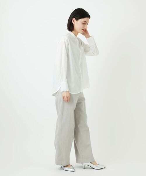 Maison de CINQ / メゾン ドゥ サンク シャツ・ブラウス | [日本製]バンドカラーシャツ | 詳細17