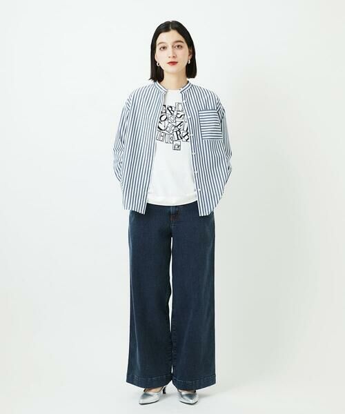 Maison de CINQ / メゾン ドゥ サンク シャツ・ブラウス | [日本製]バンドカラーシャツ | 詳細20