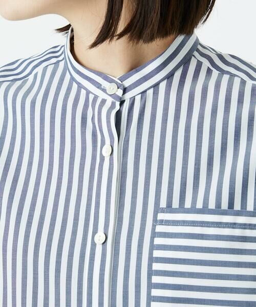 Maison de CINQ / メゾン ドゥ サンク シャツ・ブラウス | [日本製]バンドカラーシャツ | 詳細8