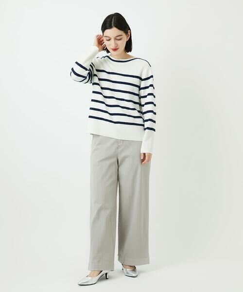 Maison de CINQ / メゾン ドゥ サンク ニット・セーター | ブークレーボーダーニット | 詳細20