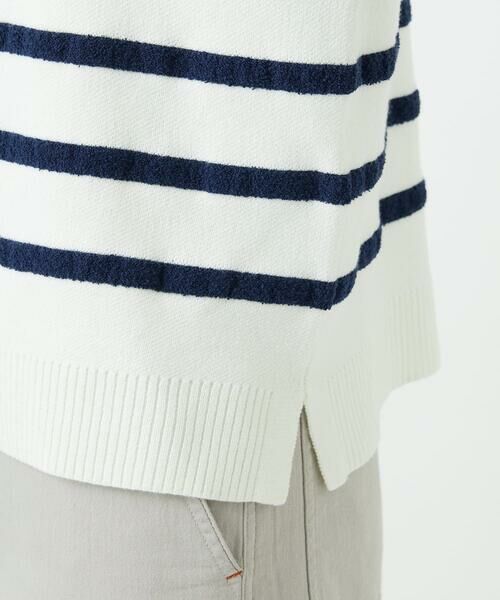 Maison de CINQ / メゾン ドゥ サンク ニット・セーター | ブークレーボーダーニット | 詳細9
