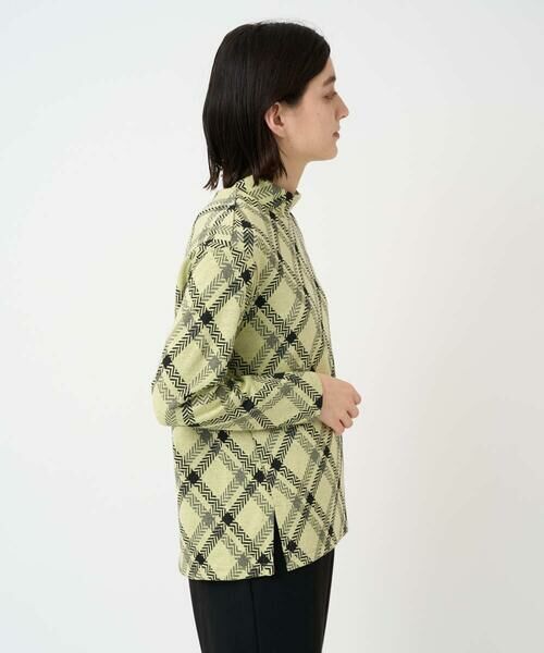 Maison de CINQ / メゾン ドゥ サンク カットソー | へリンボンラインジャガードハイネックカットソー | 詳細1