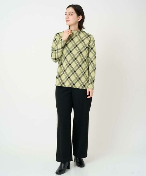 Maison de CINQ / メゾン ドゥ サンク カットソー | へリンボンラインジャガードハイネックカットソー | 詳細11