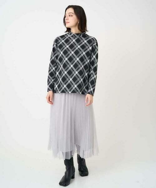 Maison de CINQ / メゾン ドゥ サンク カットソー | へリンボンラインジャガードハイネックカットソー | 詳細13