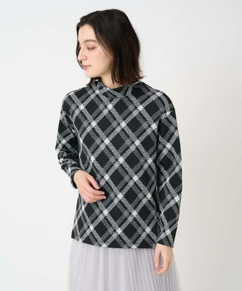 Maison de CINQ / メゾン ドゥ サンク カットソー | へリンボンラインジャガードハイネックカットソー | 詳細2