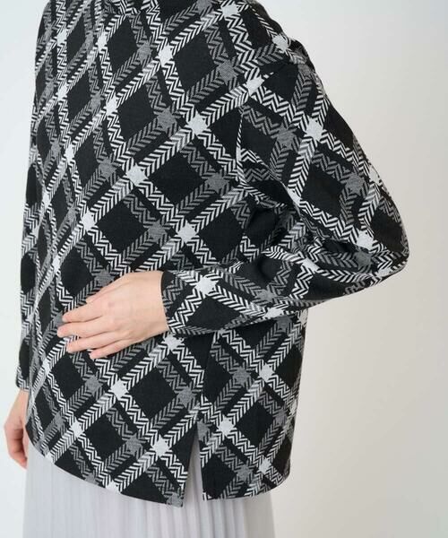 Maison de CINQ / メゾン ドゥ サンク カットソー | へリンボンラインジャガードハイネックカットソー | 詳細7