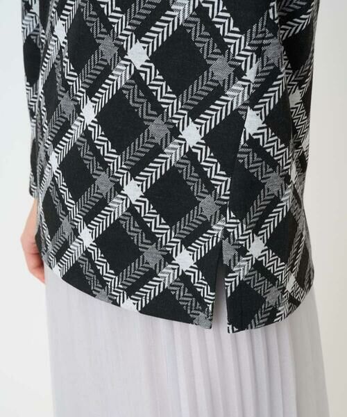 Maison de CINQ / メゾン ドゥ サンク カットソー | へリンボンラインジャガードハイネックカットソー | 詳細8
