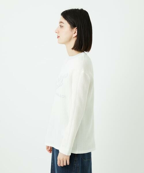 Maison de CINQ / メゾン ドゥ サンク カットソー | ラメニットテープロゴ刺繍プルオーバー | 詳細4