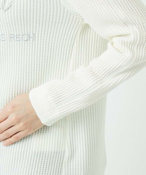 Maison de CINQ / メゾン ドゥ サンク カットソー | ラメニットテープロゴ刺繍プルオーバー | 詳細8