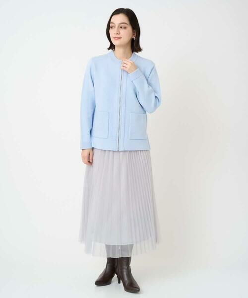 Maison de CINQ / メゾン ドゥ サンク セットアップ | [アンサンブル対応] ミラノリブジップアップニットカーディガン | 詳細13