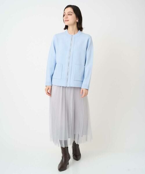 Maison de CINQ / メゾン ドゥ サンク セットアップ | [アンサンブル対応] ミラノリブジップアップニットカーディガン | 詳細14