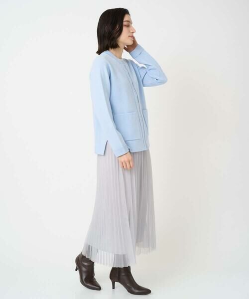 Maison de CINQ / メゾン ドゥ サンク セットアップ | [アンサンブル対応] ミラノリブジップアップニットカーディガン | 詳細15