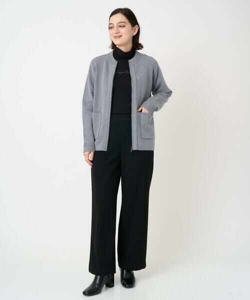Maison de CINQ / メゾン ドゥ サンク セットアップ | [アンサンブル対応] ミラノリブジップアップニットカーディガン | 詳細16