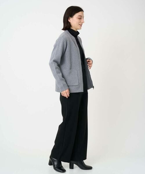 Maison de CINQ / メゾン ドゥ サンク セットアップ | [アンサンブル対応] ミラノリブジップアップニットカーディガン | 詳細17