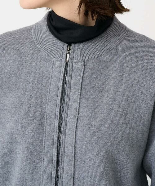 Maison de CINQ / メゾン ドゥ サンク セットアップ | [アンサンブル対応] ミラノリブジップアップニットカーディガン | 詳細7