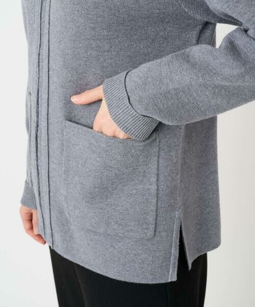 Maison de CINQ / メゾン ドゥ サンク セットアップ | [アンサンブル対応] ミラノリブジップアップニットカーディガン | 詳細9