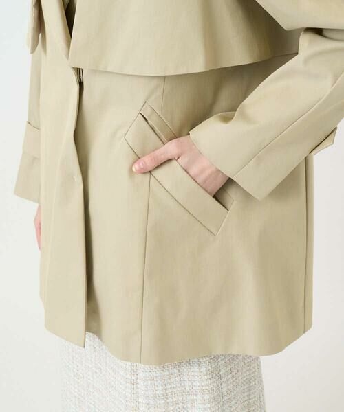 Maison de CINQ / メゾン ドゥ サンク その他アウター | [ライナー付]デザインハーフコート | 詳細11